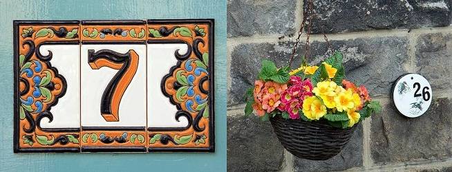 מספר בית מעוצב